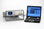 The E4980A LCR Meter can conveniently be controlled via LAN with a computer and a Web browser