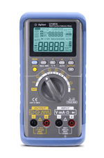 U1401A handheld multi-function calibrator/meter with bright backlit dual display
