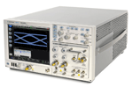 An 86100D DCA-X Wide-Bandwidth Oscilloscope equipped with an86108B Precision Waveform Analyzer module provides easy and accurate characterization of 10 Gb/s to 32 Gb/s designs.