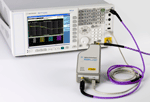 Adding an Agilent M1970 smart mixer extends the Agilent MXA to 110 GHz, and up to 1.1 THz with a VDI frequency extender